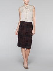Macadamia Tie-Neck Blouse