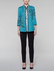 Embroidered Accent Jacket