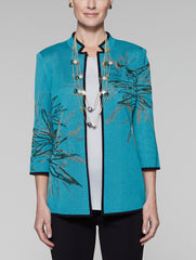 Embroidered Accent Jacket