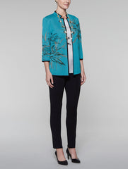 Embroidered Accent Jacket