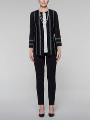 Multicolor Cross Stitch Jacket