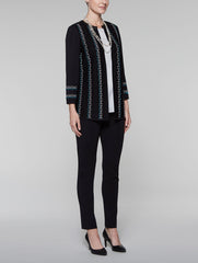 Multicolor Cross Stitch Jacket