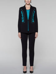 Contrast Laced Detail Jacket