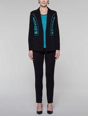 Contrast Laced Detail Jacket