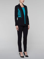 Contrast Laced Detail Jacket