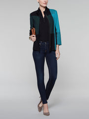 Shadow Plaid Zip Jacket