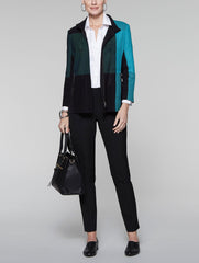 Shadow Plaid Zip Jacket