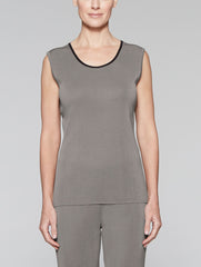 Mink Grey 25" Tank with Black Trim