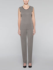 Mink Grey 25" Tank with Black Trim