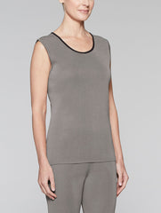 Mink Grey 25" Tank with Black Trim