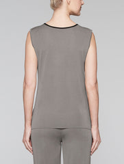 Mink Grey 25" Tank with Black Trim