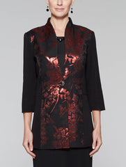 Lustrous Floral Jacket