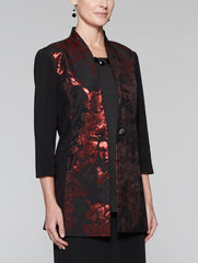 Lustrous Floral Jacket
