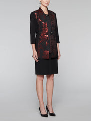 Lustrous Floral Jacket
