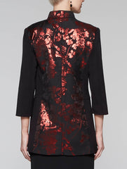 Lustrous Floral Jacket
