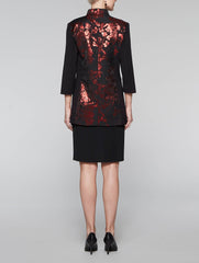 Lustrous Floral Jacket