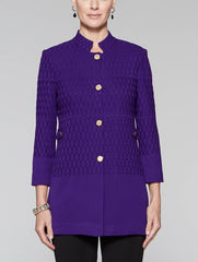 Imperial Purple Knit Jacket