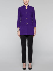 Imperial Purple Knit Jacket
