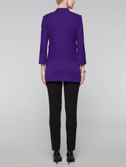 Imperial Purple Knit Jacket