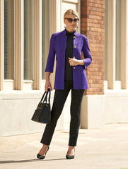 Imperial Purple Knit Jacket