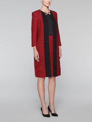 Sparkle Longline Knit Jacket