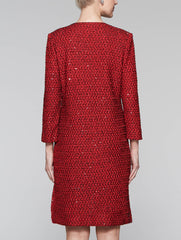 Sparkle Longline Knit Jacket