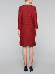 Sparkle Longline Knit Jacket
