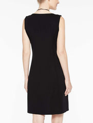 Black Square Neck Tank Dress
