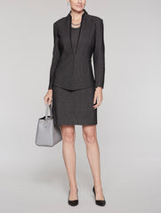 Honeycomb Pattern Jacket Color Black/Slate