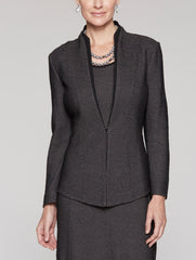 Honeycomb Pattern Jacket Color Black/Slate