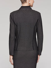 Honeycomb Pattern Jacket Color Black/Slate