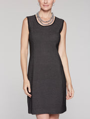 Honeycomb Pattern Dress Color Black/Slate