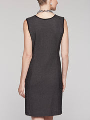 Honeycomb Pattern Dress Color Black/Slate