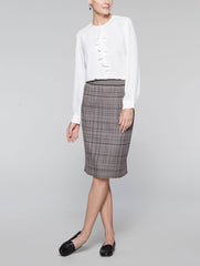 Waterfall Ruffle Blouse