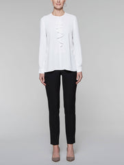 Waterfall Ruffle Blouse