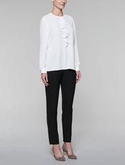 Waterfall Ruffle Blouse