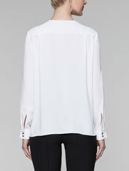 Waterfall Ruffle Blouse