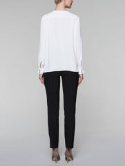 Waterfall Ruffle Blouse