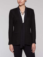 Tie-Neck Jacket