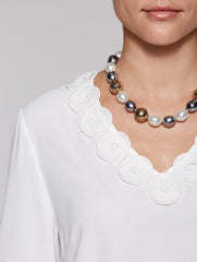 Floral Applique Tunic