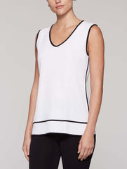 Contrast Piped Tank