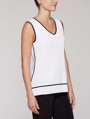 Contrast Piped Tank
