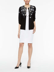 Embroidery 3D Floral Applique Jacket
