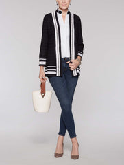 Crochet Chain Trim Jacket