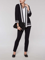 Crochet Chain Trim Jacket