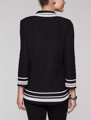 Crochet Chain Trim Jacket