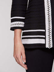 Crochet Chain Trim Jacket