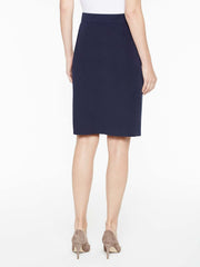 23" Straight Knit Skirt Color Indigo
