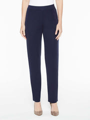 Indigo Straight Leg Knit Pant Color Indigo