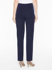 Indigo Straight Leg Knit Pant Color Indigo